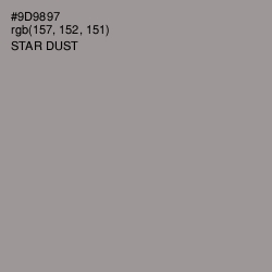 #9D9897 - Star Dust Color Image